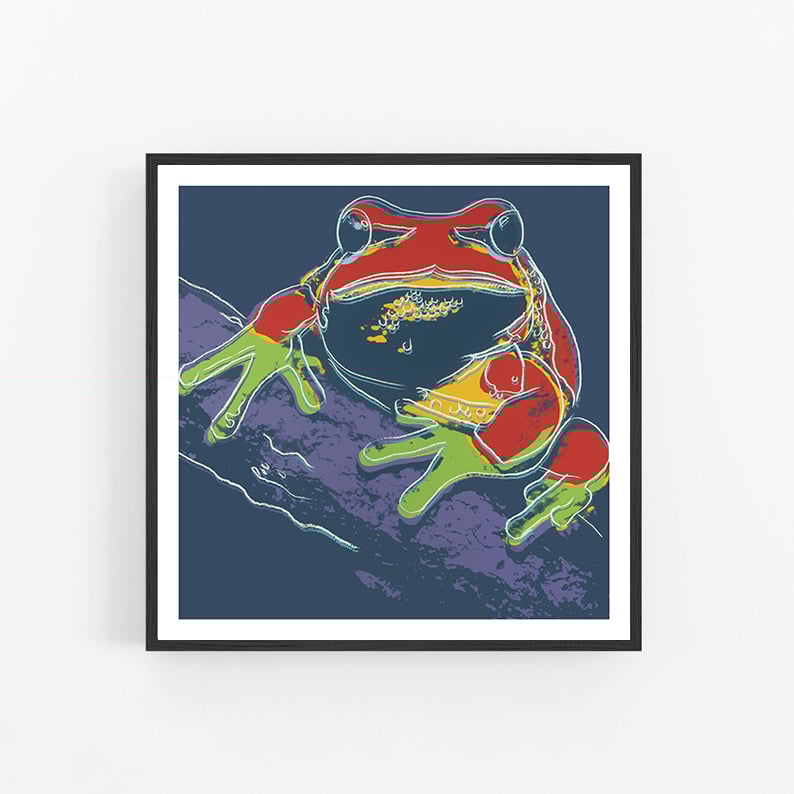 Andy Warhol - Pine Barrens Tree Frog, Endangered Species